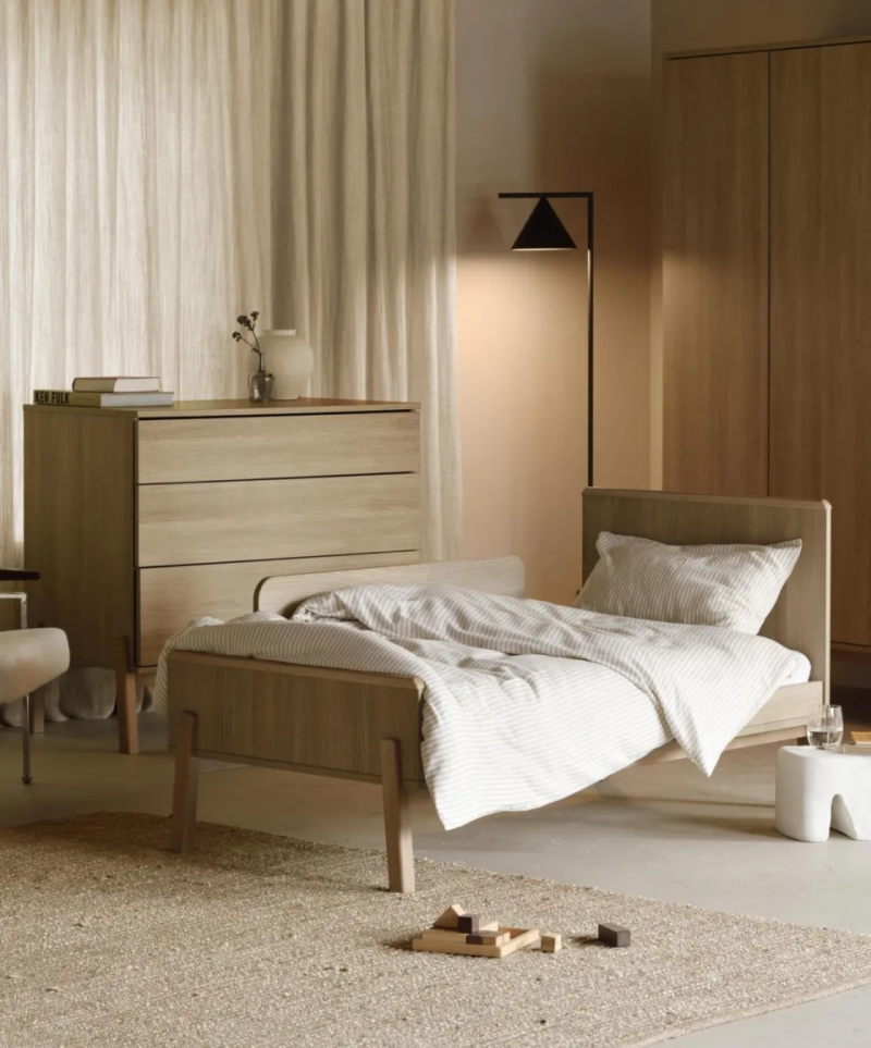 Detská komoda na prebaľovanie Quax Ashi Honey - prírodná